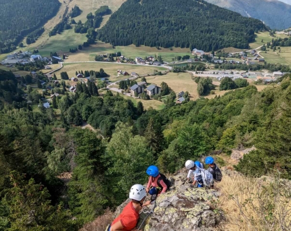 Via ferrata montagne, alpes du grand serre, Isère, Le Bien Veillant