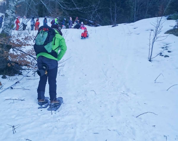 raquette, hiver, montagne, alpes du grand serre, Isère, Le Bien Veillant