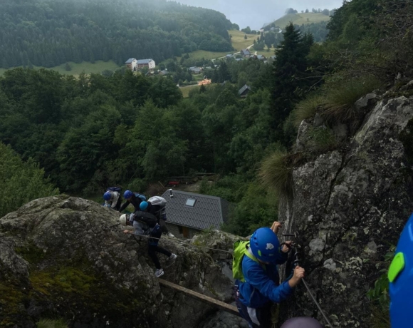 Via-ferrata alpes du grand serre, Isère, Le Bien Veillant